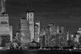 Fototapeta Noc Manhattanu, czarno-biała