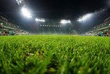 Fototapeta Nocne światło na piłkarskim stadionie