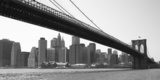 Fototapeta Nowy Jork Brooklyn bridge black