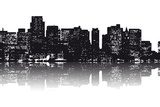 Fototapeta Nowy Jork Skyline abstrakt