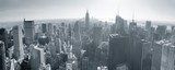 Fototapeta Panoramę Nowego Jorku czarno-białe