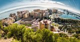 Fototapeta Panoramiczny widok Malaga arena i schronienie. Hiszpania
