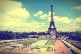 Fototapeta Paryż. Krzyż przetworzony odcień koloru.