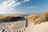 Fototapeta Piaszczysta plaża w Langeoog