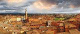 Fototapeta piękna Siena, Włochy. obraz panoramiczny