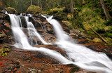 Fototapeta piękne wodospady Rissloch w Bawarskim Lesie-Niemcy