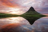 Fototapeta Piękny krajobraz górski Islandii