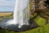 Fototapeta piękny wodospad seljalandsfoss w Islandii