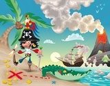 Fototapeta Przygody piratów -  wyspa skarbów