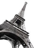 Fototapeta Sławna wieża eifla Paryż odizolowywał na bielu
