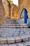 Fototapeta Stara ulica w Jaffa, wizerunku proces hdr