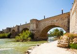 Fototapeta Stary kamienny most nad Ebro