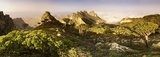 Fototapeta Stitched Panorama, wyspa Socotra