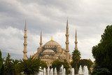 Fototapeta Sułtan Ahmed Mosque Błękitny Meczet Sept 23, 14 w Istanbuł