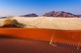Fototapeta Szczegół czerwone góry w Namibia i diuna, Afryka