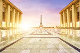 Fototapeta Tour Eiffel Paris TrocadĂ © ro