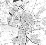 Fototapeta Urbanistyczna harmonia planu miasta