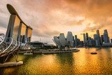 Fototapeta W oczach śpiącego Singapuru