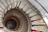 Fototapeta Widok z góry spiralne schody