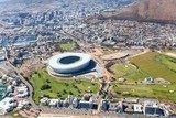 Fototapeta widok z lotu ptaka centrum Kapsztadu, Republika Południowej Afryki