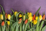 Fototapeta Wiosenny bukiet tulipanów