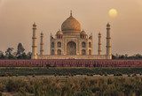 Fototapeta Zachód słońca nad Tadż Mahal, Agra, Indie