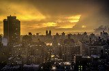 Fototapeta Zachód słońca w Nowym Jorku Manhattan