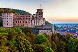 Fototapeta Zamek w Heidelbergu o poranku