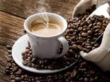 Obraz gorąca kawa - parzona kawa