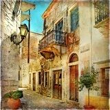 Obraz malarskie stare ulice Grecji