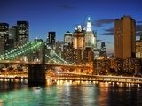 Obraz Nowy Jork Manhattan most po zmierzchu