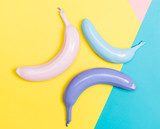 Obraz Pastelowa eksplozja bananów