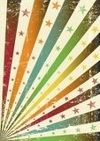 Obraz retro multicolor flaga grunge