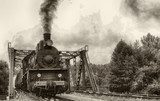 Obraz Stara lokomotywa parowa