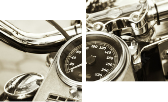 Motocykl - Obraz dwuczęściowy, Dyptyk