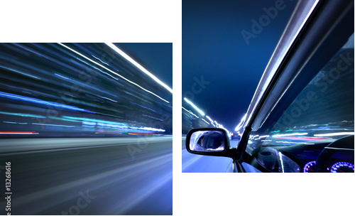 Szybka jazda autostradą pomysłów - Obraz dwuczęściowy, Dyptyk
