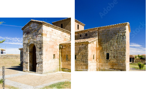 San Pedro de la Nave, El Campillo, Kastylia i Leon, Hiszpania - Obraz dwuczęściowy, Dyptyk
