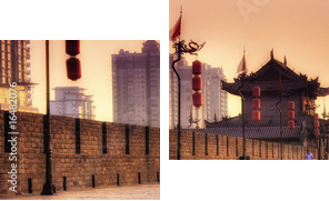 Xi'an / Xian (Chiny) - Cityscape - Obraz dwuczęściowy, Dyptyk