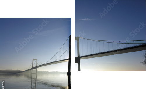 piękny most - Obraz dwuczęściowy, Dyptyk