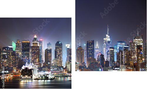 New York City Times Square - Obraz dwuczęściowy, Dyptyk