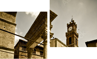 Zabytkowa architektura Toskanii - Obraz dwuczęściowy, Dyptyk