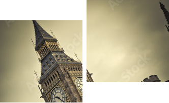 Big Ben, Londyn - Obraz dwuczęściowy, Dyptyk
