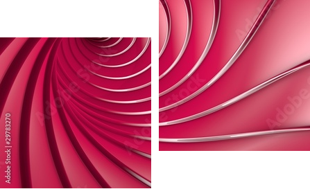 spirala - Obraz dwuczęściowy, Dyptyk