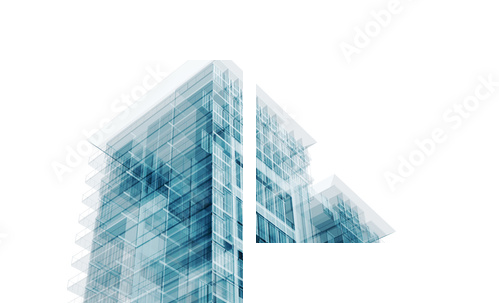 Szklana konstrukcja – innowacyjne rozwiązania - Obraz dwuczęściowy, Dyptyk