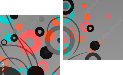 A, ° ãƒ © ãƒ • ã, £ ãƒƒã, ¯ãƒ'ã, ¿ãƒ¼ãƒ³ - Obraz dwuczęściowy, Dyptyk