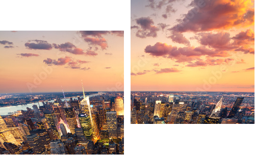 Nowy Jork - Obraz dwuczęściowy, Dyptyk