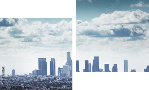 Los Angeles, Kalifornia - Obraz dwuczęściowy, Dyptyk