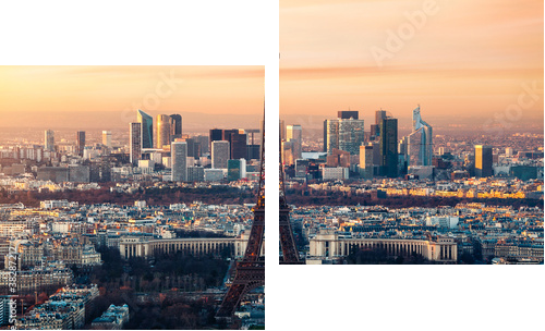 Paryż - Obraz dwuczęściowy, Dyptyk