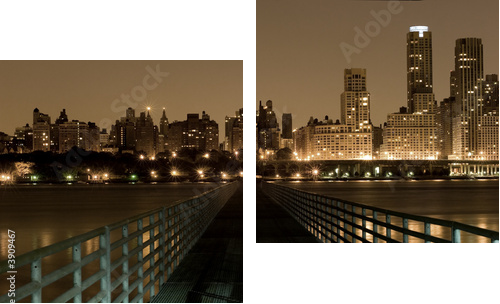 Most na Manhattan - Obraz dwuczęściowy, Dyptyk