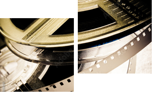 Rolki filmowe - Obraz dwuczęściowy, Dyptyk